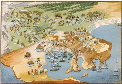 Battles Around Piraeus During the Greek War of Independence by Unbekannt Unbekannt
